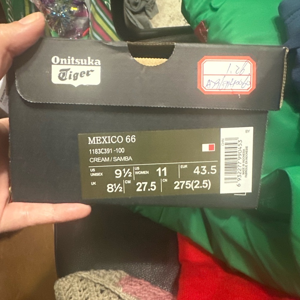 Onitsuka Tiger by Asics Mexico 66 Cream Samba Sneakers